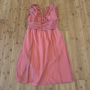 J. Crew Pink Silk Dress